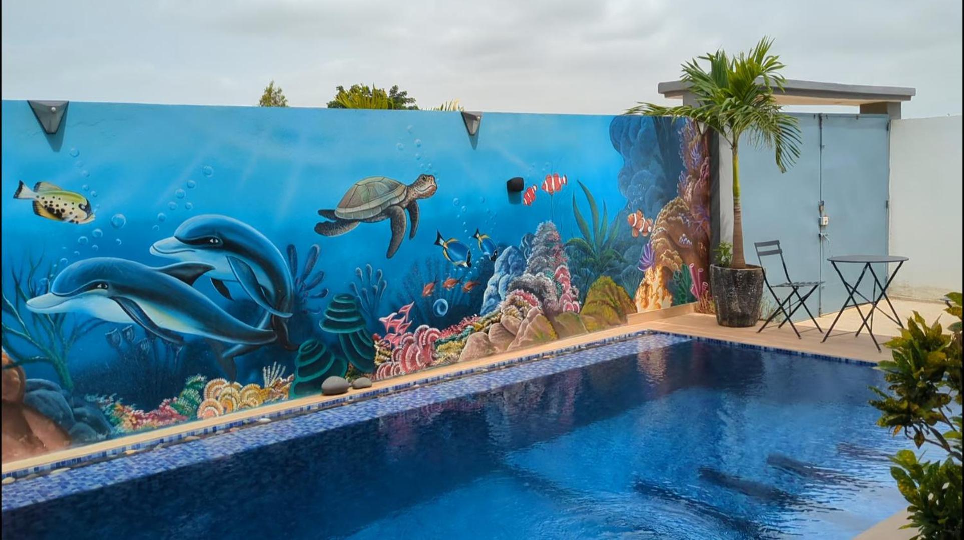 Villa Hawa, Decor Unique & Piscine Сомоне Екстер'єр фото